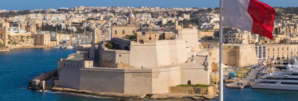 Fort St Angelo, the bastioned fort in Birgu